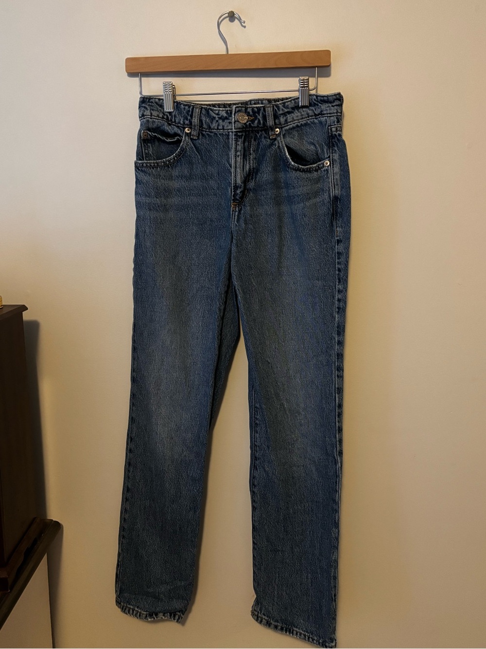 Garage women’s straight leg blue jeans